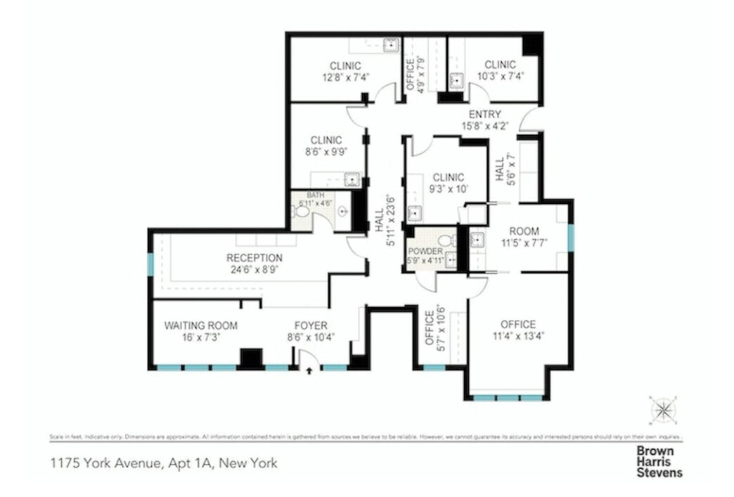435 E 63rd St, New York, NY 10065 - Unité 1A - - Plan d’étage - Image 1 of 1