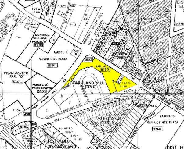 6013 Marlboro Pike, District Heights, MD for lease - Plat Map - Image 2 of 2