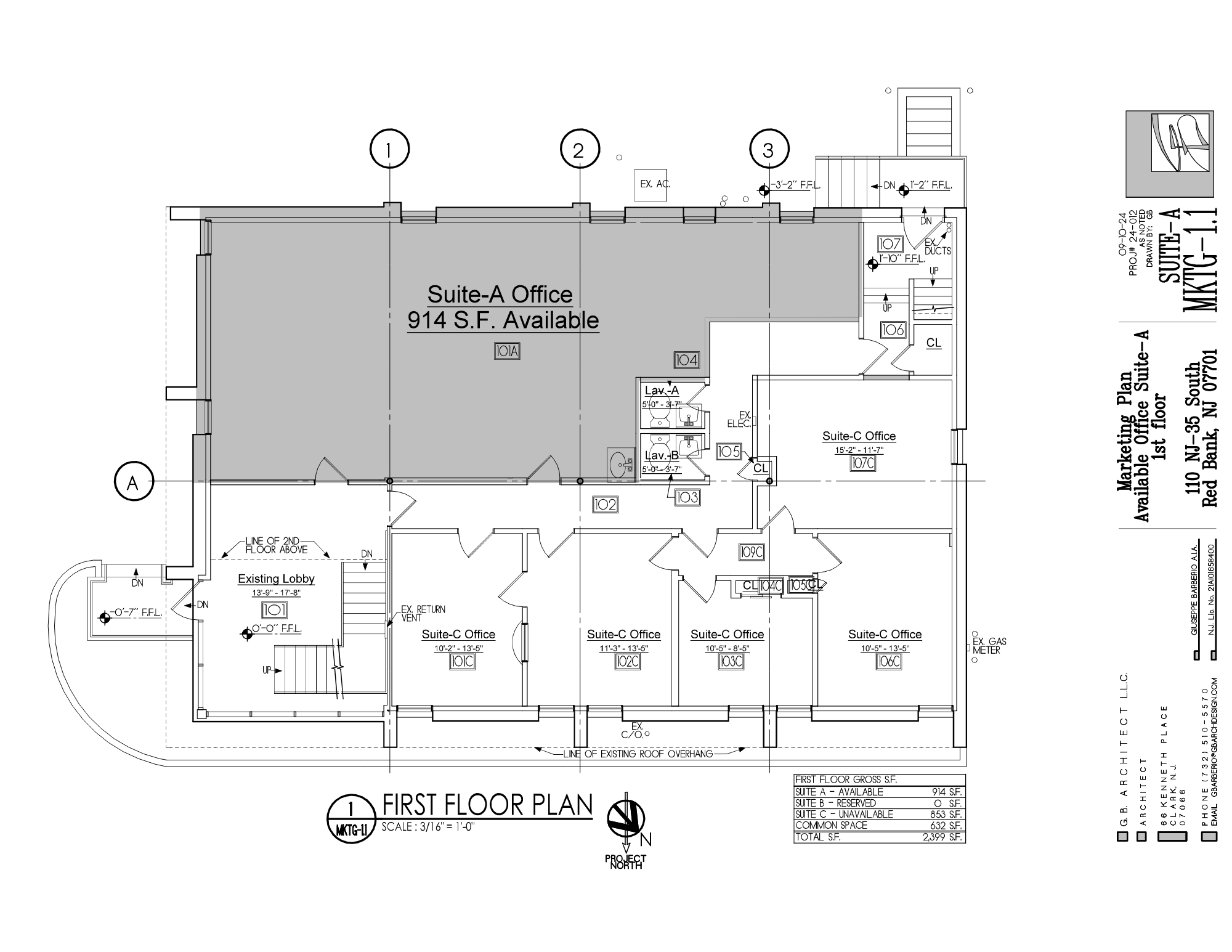 110 Route 35, Red Bank, NJ à louer Plan d’étage- Image 1 de 4