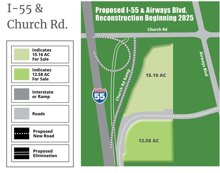 I-55 & Church Road portefeuille de 2 propriétés à vendre sur LoopNet.ca - Photo du bâtiment - Image 3 de 3