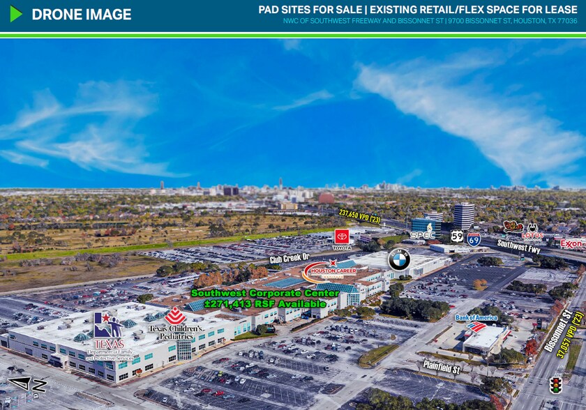Bissonnet St, Houston, TX à vendre - Photo du bâtiment - Image 2 de 4