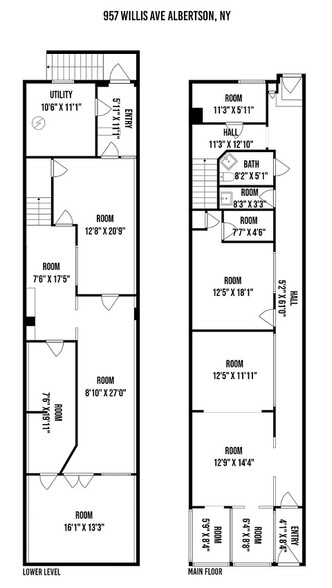 Willis Ave portefeuille de 2 propriétés à vendre sur LoopNet.ca - Plan d  tage - Image 2 de 2