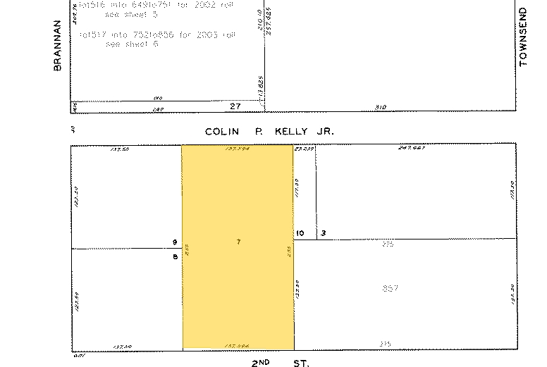 625 2nd St, San Francisco, CA for lease - Plat Map - Image 2 of 38