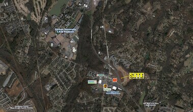 340 Galloway Dr, Greenville, SC - aerial  map view