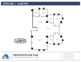 2301 E Lamar Blvd, Arlington, TX à louer Plan d’étage- Image 1 de 1