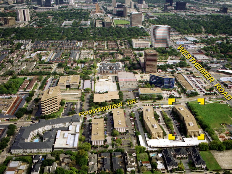 2640 Fountain View Dr, Houston, TX for lease - Aerial - Image 2 of 8