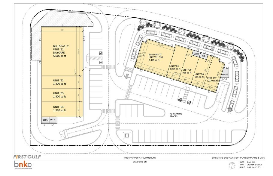459-465 Holland St W, Bradford West Gwillimbury, ON à louer - Plan de site - Image 2 de 2