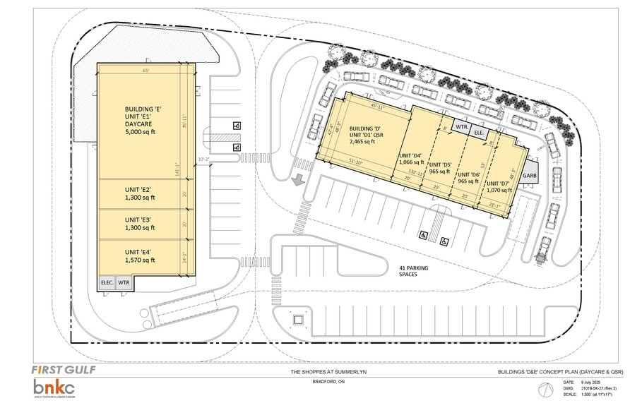 459-465 Holland St W, Bradford West Gwillimbury, ON for lease - Site Plan - Image 2 of 2