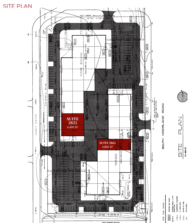 2801-2827 S Moorland Rd, New Berlin, WI à louer Plan de site- Image 1 de 2