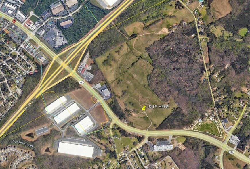 4505 Friendship Rd, Buford, GA for lease - Aerial - Image 2 of 4