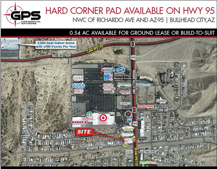 3743 I-95 Hwy, Bullhead City, AZ for sale - Aerial - Image 1 of 1