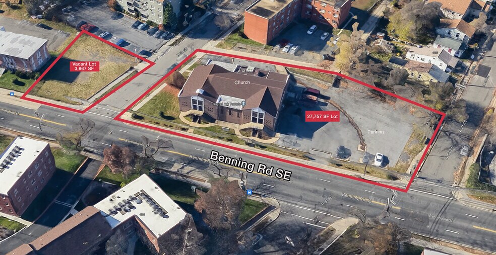 4551 Benning Rd SE, Washington, DC à vendre - Aérien - Image 2 de 7