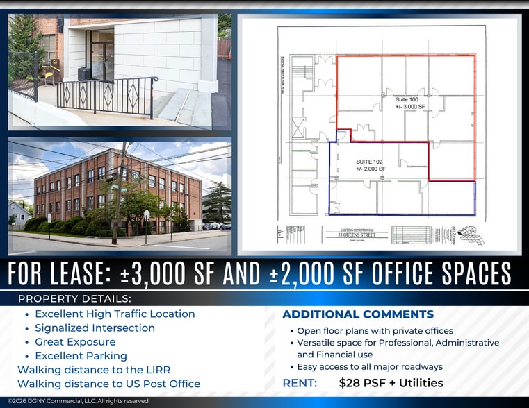 33 Queens St, Syosset, NY for lease - Building Photo - Image 3 of 8