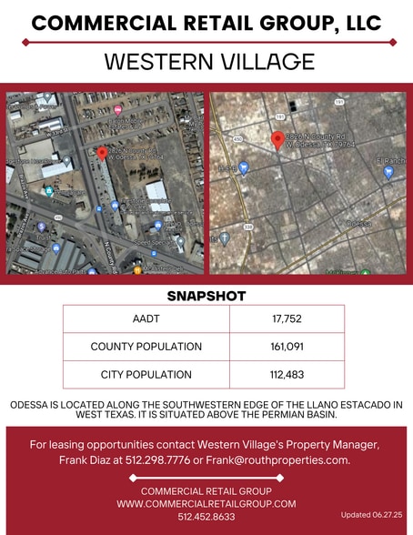 2802-2826 County Rd W, Odessa, TX for lease - Site Plan - Image 2 of 7