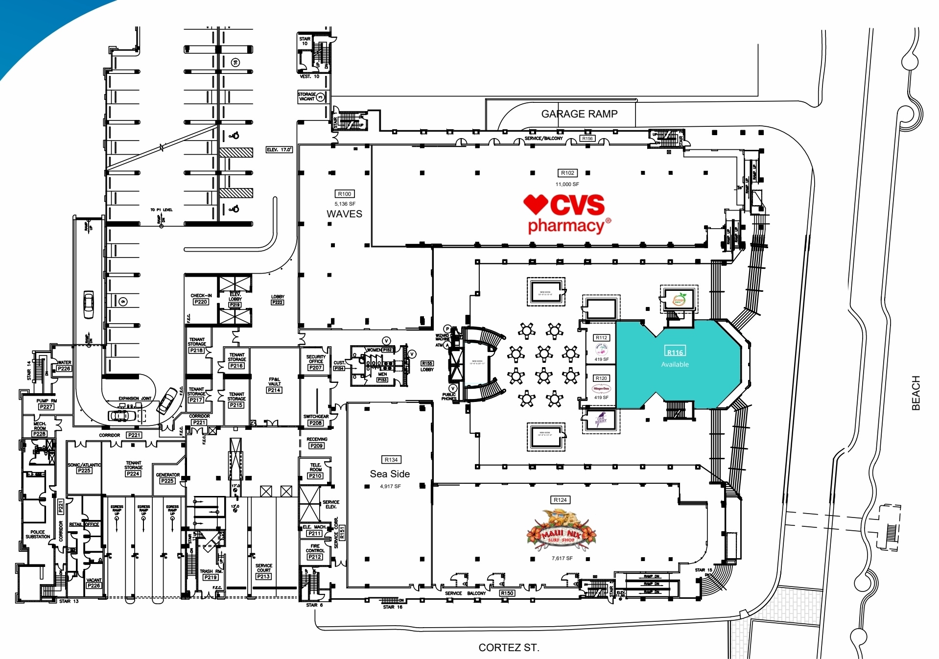 17 S Fort Lauderdale Beach Blvd, Fort Lauderdale, FL à louer Plan de site- Image 1 de 1