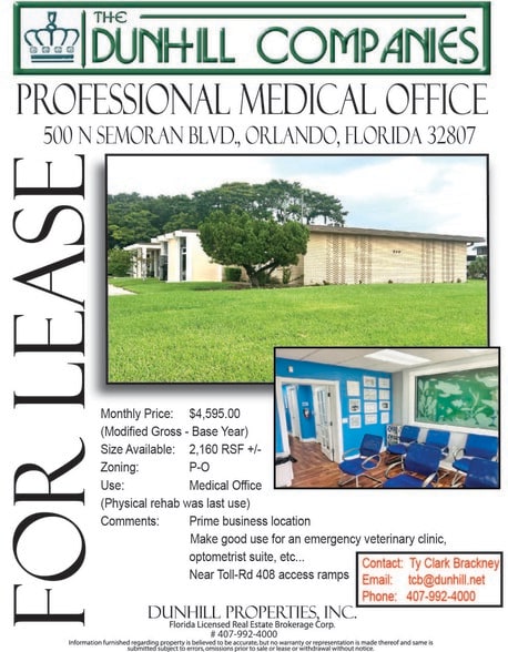 500 N Semoran Blvd, Orlando, FL for lease - Building Photo - Image 3 of 7