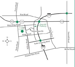 5930 Wilcox Pl, Dublin, OH - AERIAL  map view