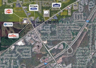 4910 Camp Rd, Hamburg, NY - Aérien  Vue de la carte