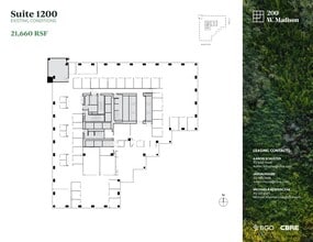 200 W Madison St, Chicago, IL à louer Plan de site- Image 2 de 4