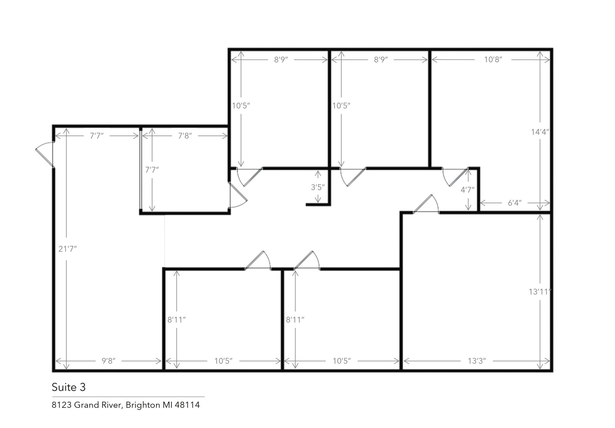 8123 Grand River Rd, Brighton, MI for sale Floor Plan- Image 1 of 1