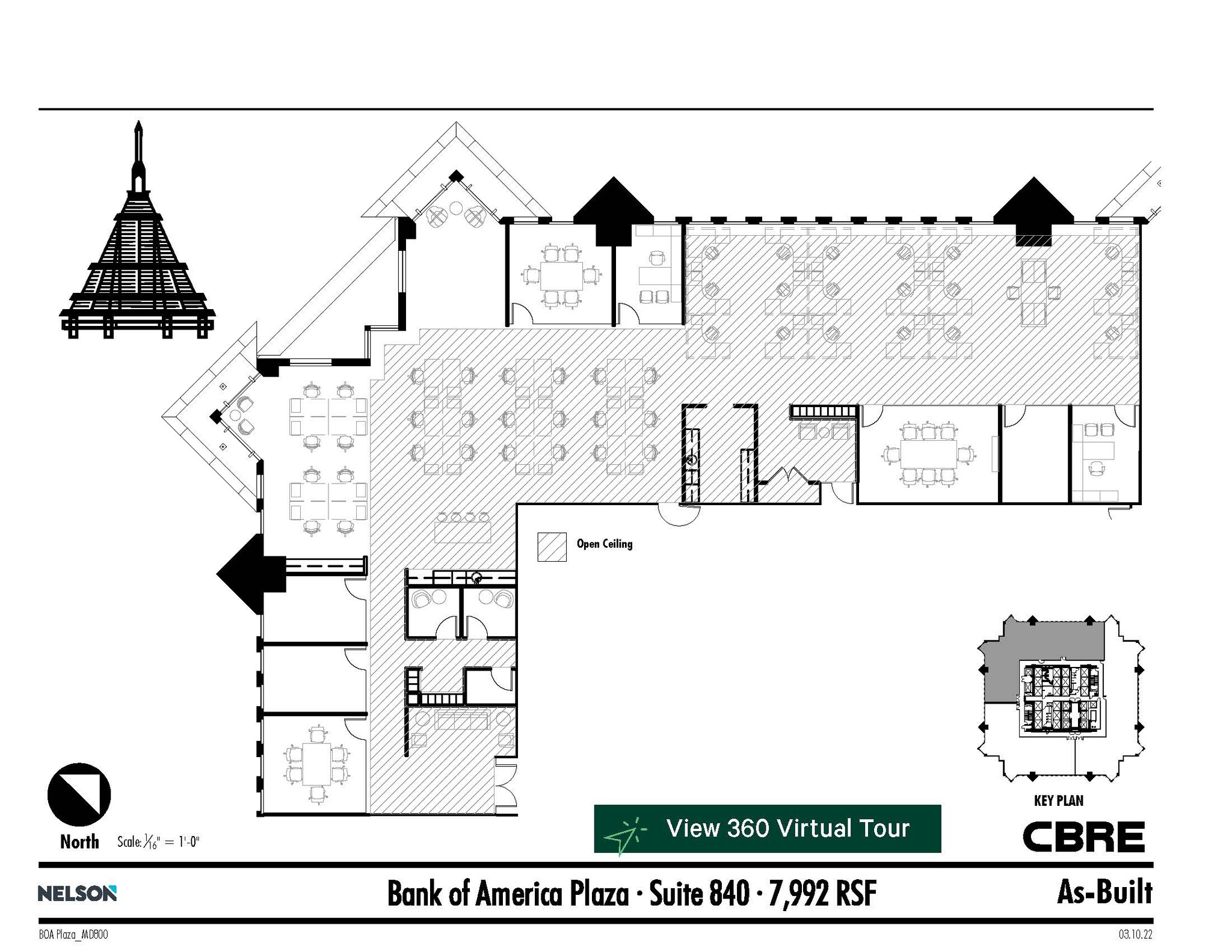 600 Peachtree St NE, Atlanta, GA à louer Plan d  tage- Image 1 de 1