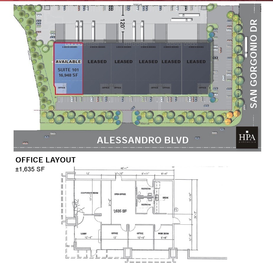 1900 Alessandro Blvd, Riverside, CA for lease Floor Plan- Image 1 of 1