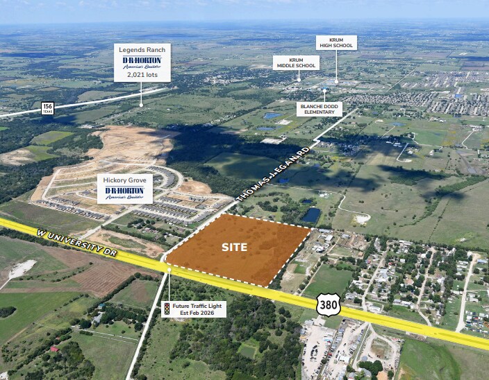 NEC Thomas J Egan Rd & US 380, Denton, TX à vendre - Photo du bâtiment - Image 2 de 4