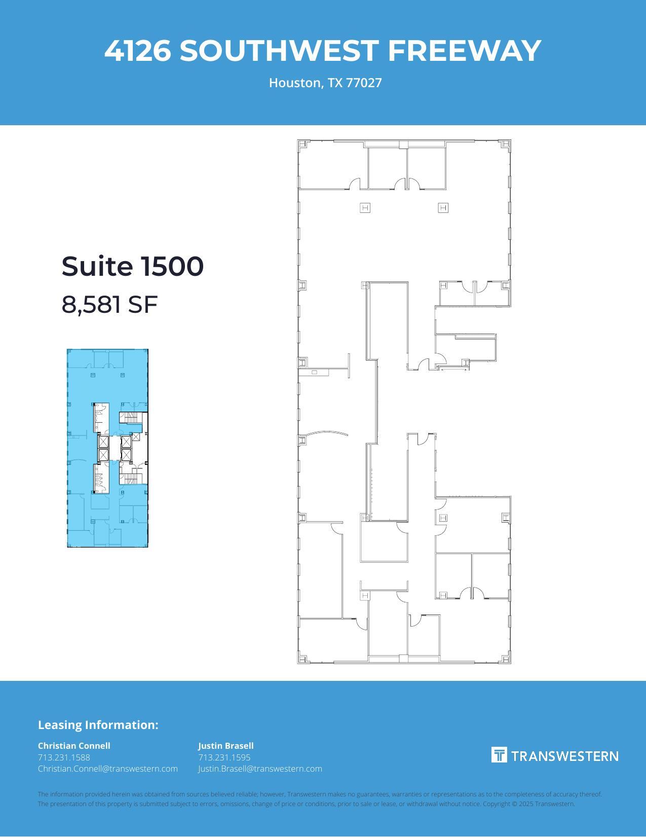 4126 Southwest Fwy, Houston, TX for lease Floor Plan- Image 1 of 1