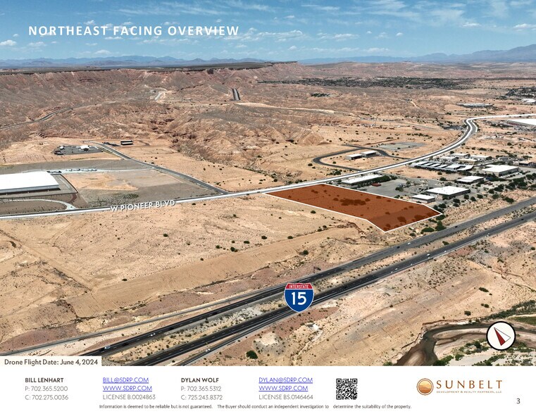 W Pioneer Blvd & Isaac Newton Dr, Mesquite, NV for sale - Building Photo - Image 3 of 4