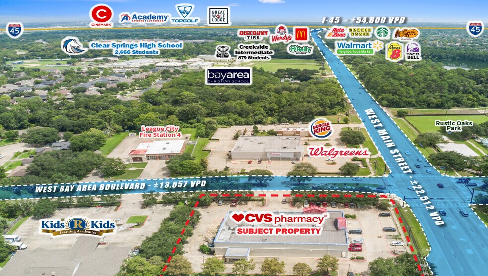 5002 W Main St, League City, TX à vendre - Photo du bâtiment - Image 2 de 3