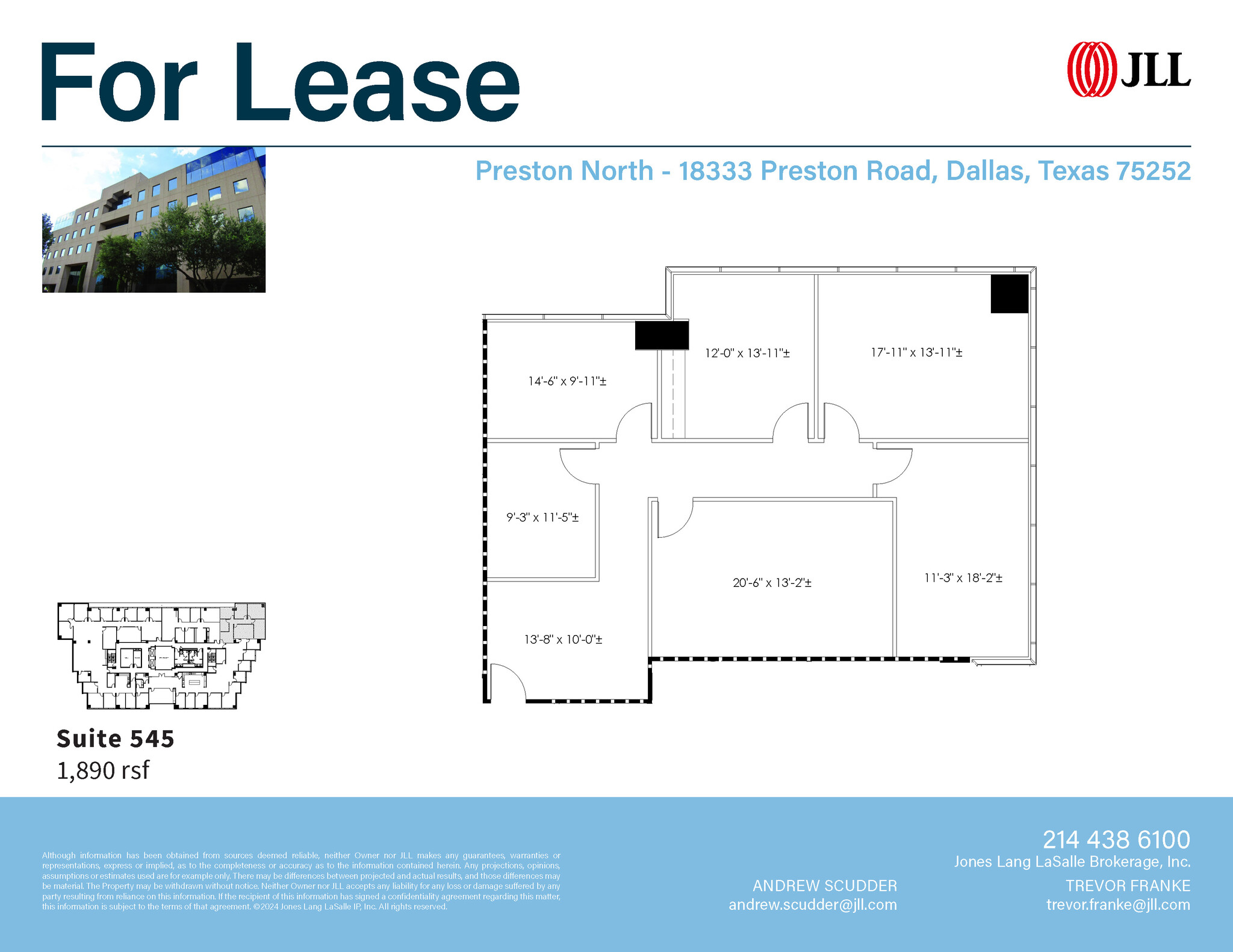 18333 Preston Rd, Dallas, TX à louer Plan d’étage- Image 1 de 1