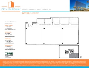 600 City Pky W, Orange, CA for lease Floor Plan- Image 1 of 1