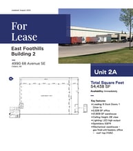 4990-5160 68th Ave SE, Calgary, AB for lease Floor Plan- Image 1 of 1
