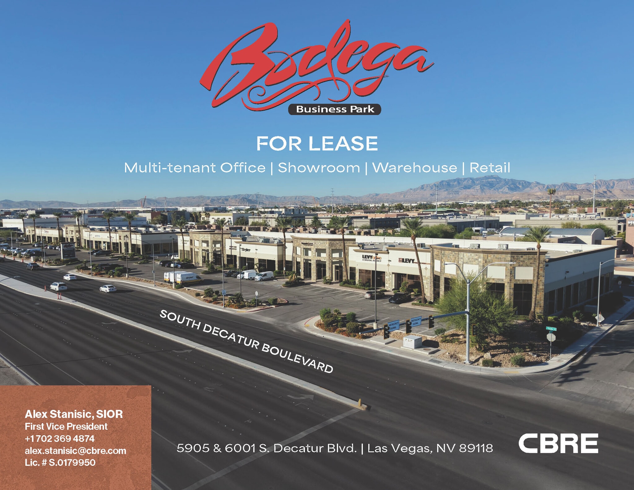 6001 S Decatur Blvd, Las Vegas, NV à louer Aérien- Image 1 de 7