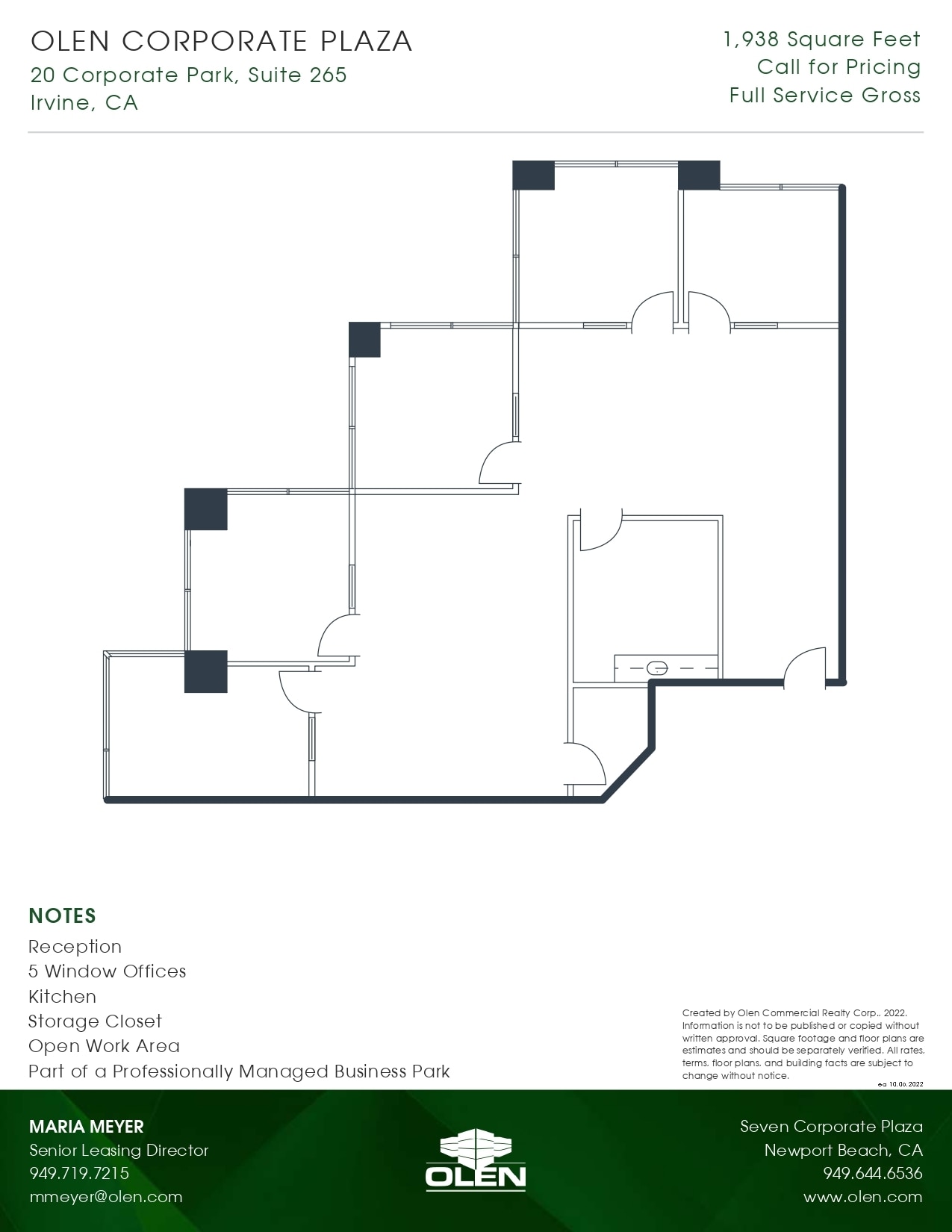 20 Corporate Park, Irvine, CA for lease Floor Plan- Image 1 of 1