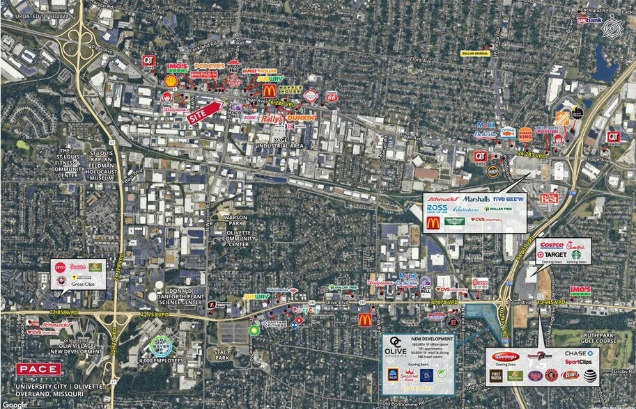 10500 Page Ave, Saint Louis, MO à louer - Aérien - Image 2 de 2