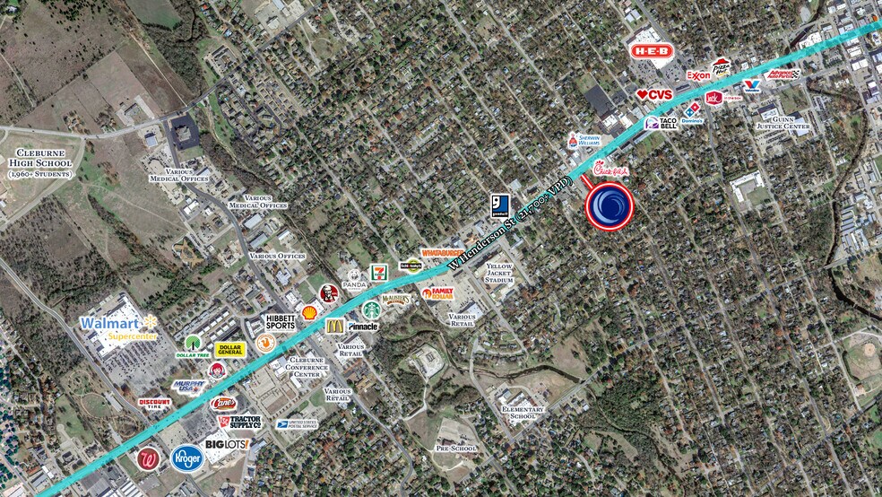 809 W Henderson St, Cleburne, TX à vendre - Photo du bâtiment - Image 3 de 9