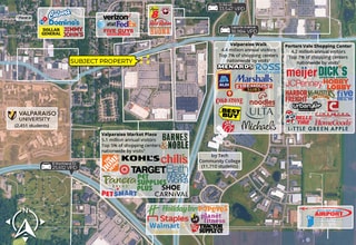 2510 Laporte Ave, Valparaiso, IN - Aerial  map view