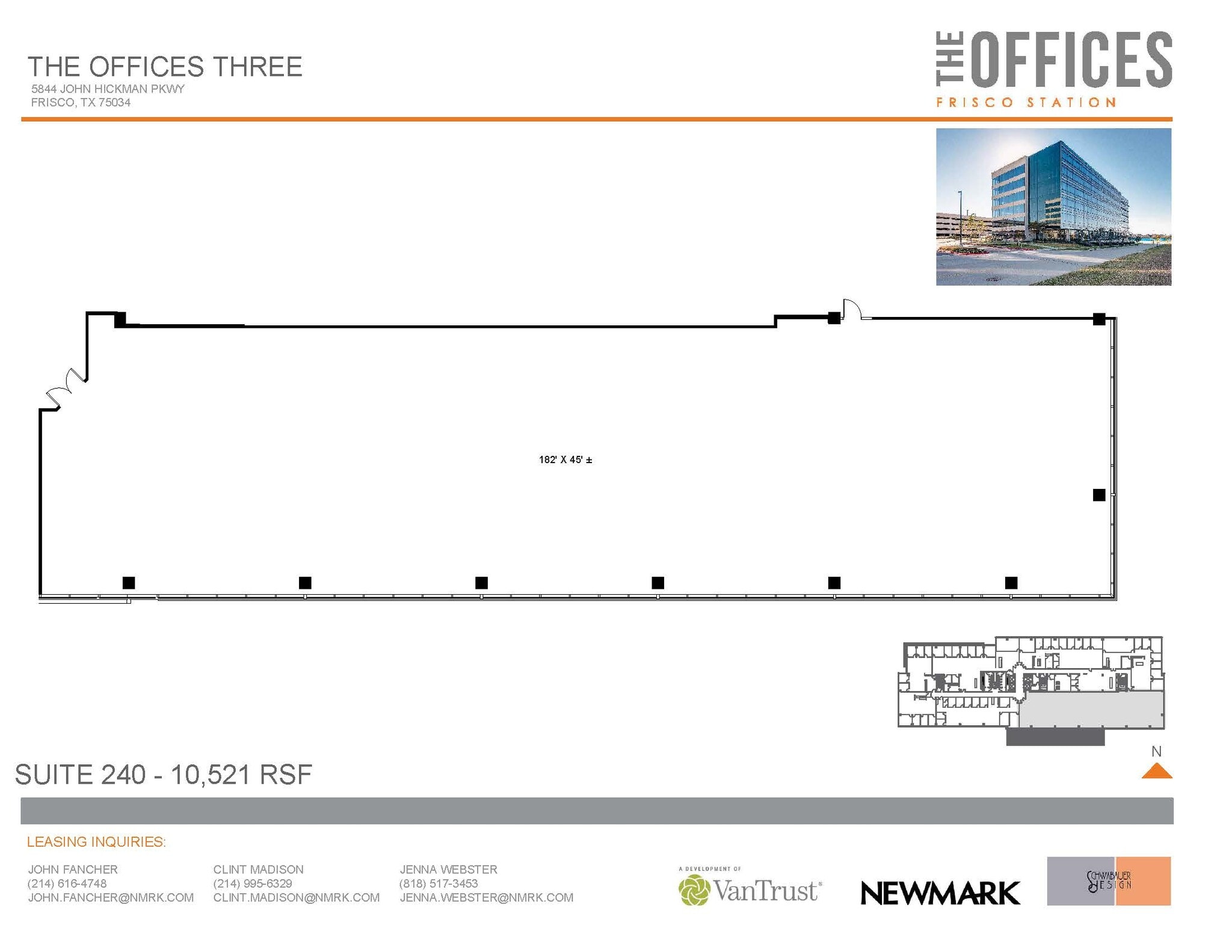 6160 Warren Pky, Frisco, TX à louer Plan d’étage- Image 1 de 1