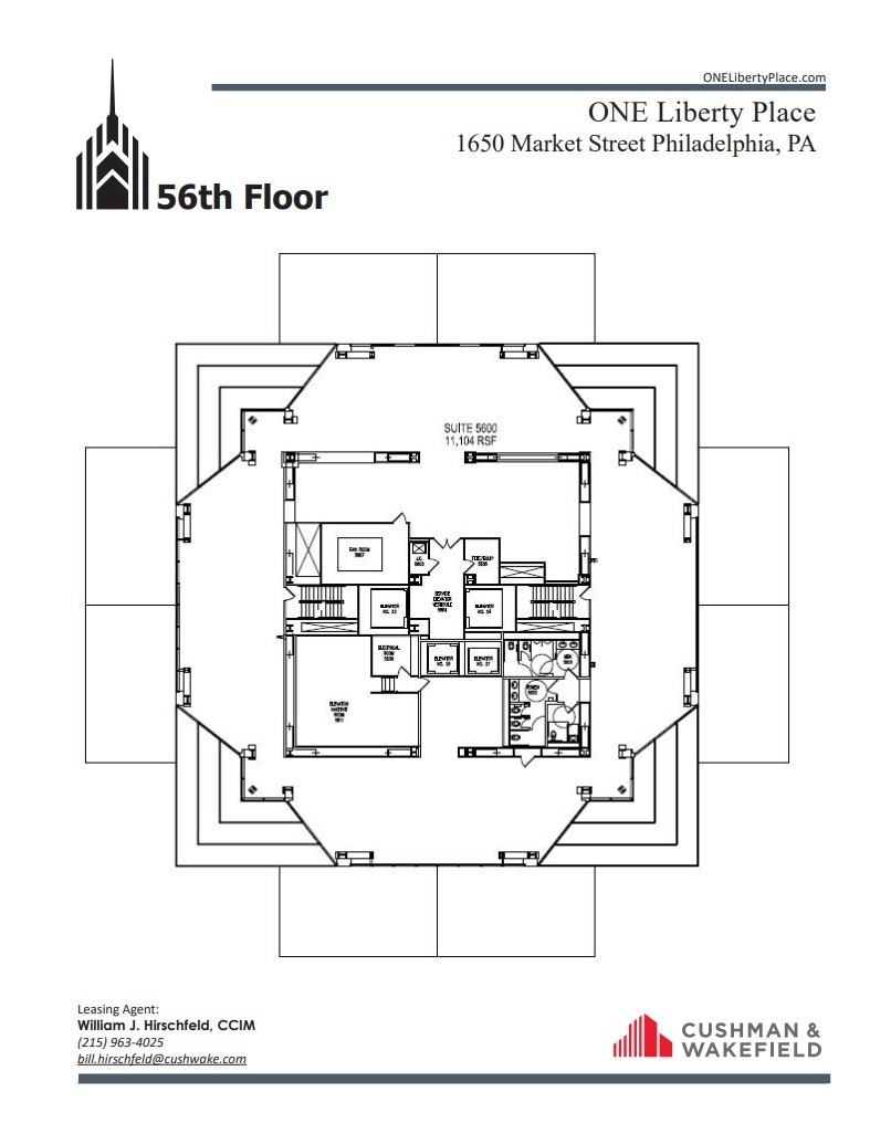 1650 Market St, Philadelphia, PA for lease Floor Plan- Image 1 of 1