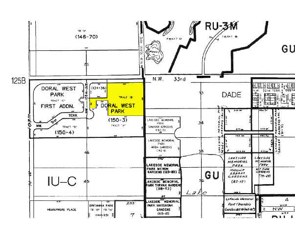 10400 NW 33rd St, Miami, FL à louer - Plan cadastral - Image 2 de 16