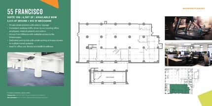 55 Francisco St, San Francisco, CA for lease Floor Plan- Image 1 of 6
