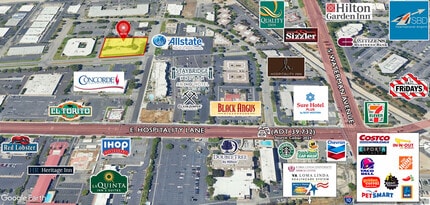 242 E Airport Dr, San Bernardino, CA - Aerial  map view