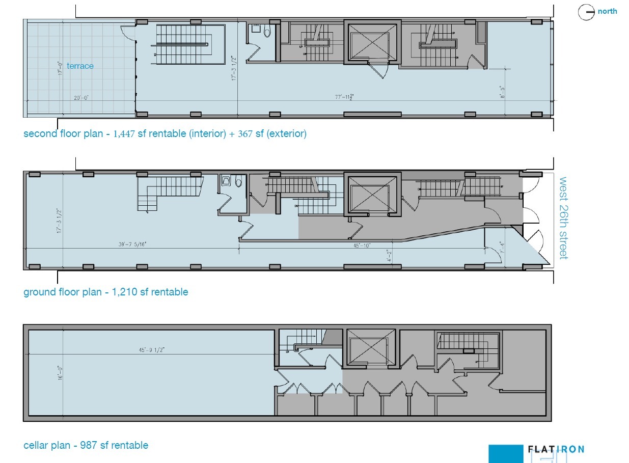 132 W 26th St, New York, NY for lease Floor Plan- Image 1 of 2