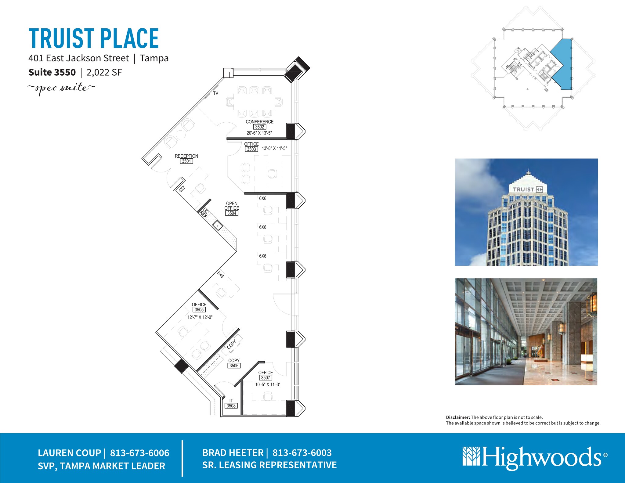 401 E Jackson St, Tampa, FL for lease Site Plan- Image 1 of 1