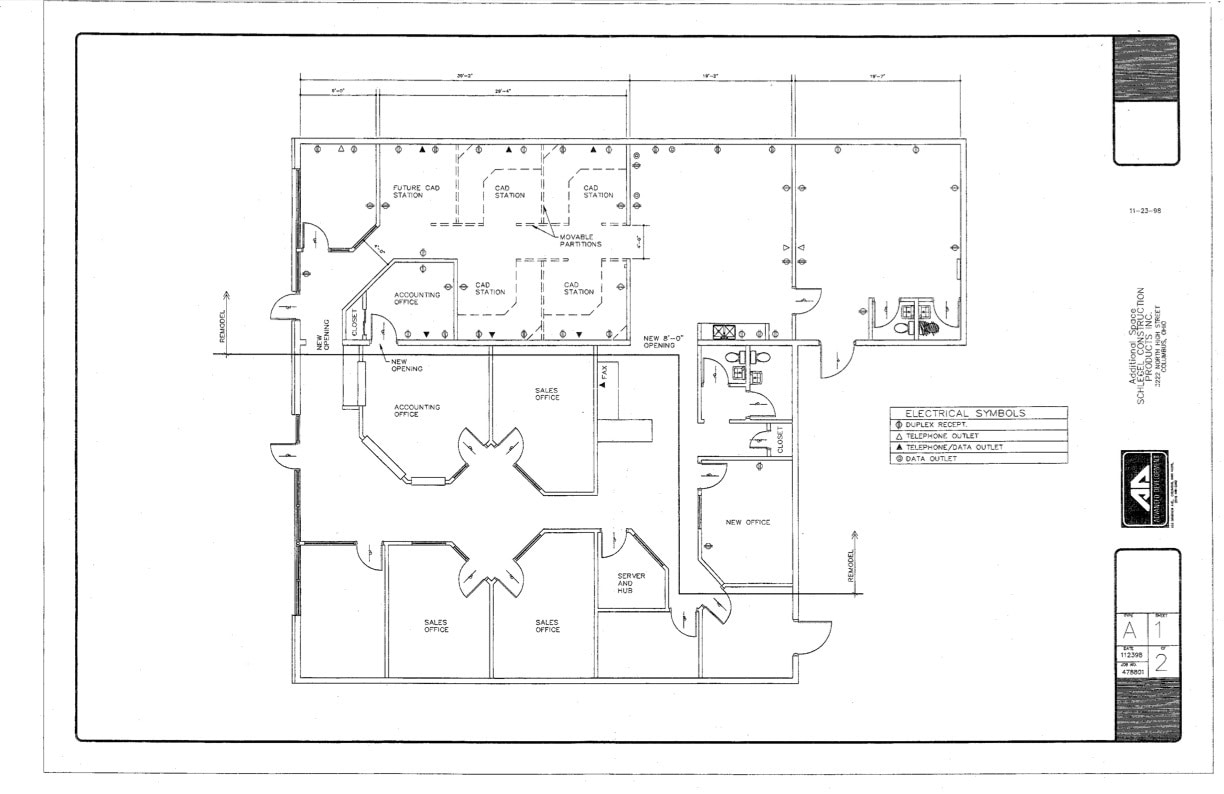 3222 N High St, Columbus, OH à louer Plan d’étage- Image 1 de 1