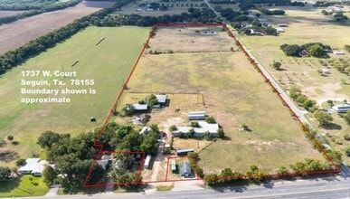 TBD W Court St, Seguin, TX - AERIAL map view - Image1