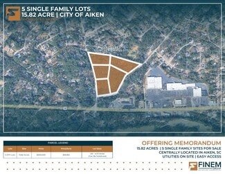 Plus de détails pour 906 Valley Road, Aiken, SC - Terrain à vendre