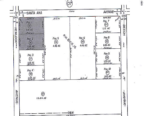 10905 Hemlock Ave, Fontana, CA à louer - Plan cadastral - Image 2 de 5