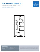 7737 Southwest Fwy, Houston, TX à louer Plan d’étage- Image 1 de 1